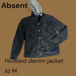 Absent Hooded Denim Jacket