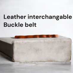 Leather belt