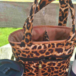 Coffee Carry Bags Leopard Print