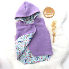 Mauve Wool Vest Size 4