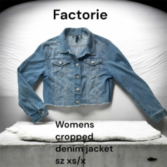 Factorie Cropped Denim Jacket