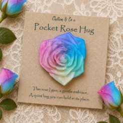 Rainbow Pocket Rose Hug