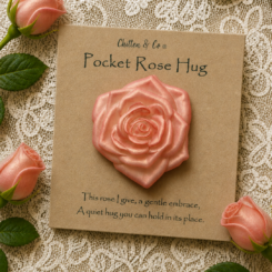 Dusky Orange Pocket Rose Hug