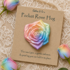 Rainbow Pocket Rose Hug