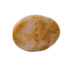 Natural Coconut Oil Soap with Calendula & Whiteflower Scent Natural