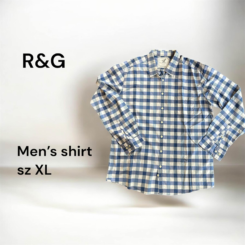 R&G blue checkered shirt