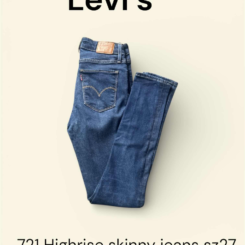 Levi's 712 High Rise Skinny Jeans