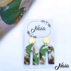 Arch Statement dangle earrings (Autumn Collection)