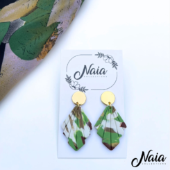 Fan Statement dangle earrings (Autumn Collection)