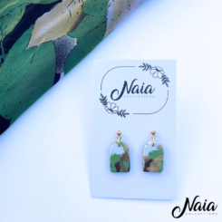 Small arch dangle earrings (Autumn Collection)
