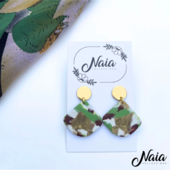 Textured Statement dangle earrings (Autumn Collection)