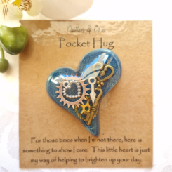 Blue Steampunk Pocket Hug