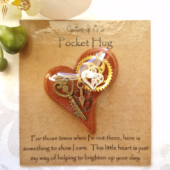 Bronze Steampunk Pocket Hug