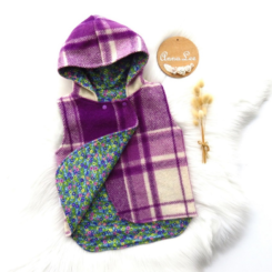 Wool Vest Purple size 4