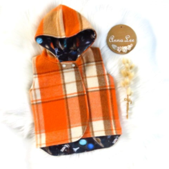 Wool Vest Orange size 2