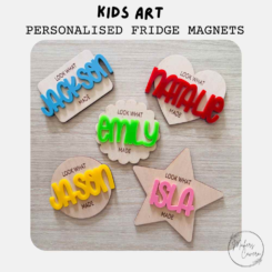 Personalised Kids Art Fridge Magnet