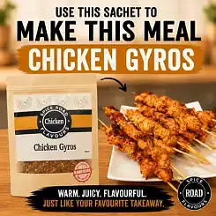 Spice Road Chicken Gyros