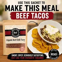 Spice Road Chipotle Beef Tacos