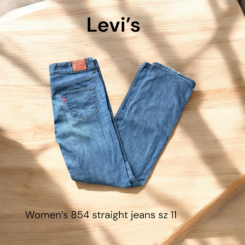 Womens Levis 854 Straight Jeans