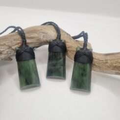 New Zealand Greenstone Pounamu Hei Toki Pendant