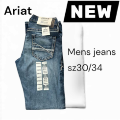 New Mens Ariat M4 Relaxed Boot Cut Jeans