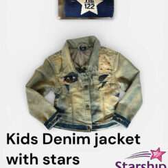 Kids Denim Jacket with Stars