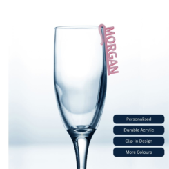 Personalised Acrylic Drink Charms (Set of 10)