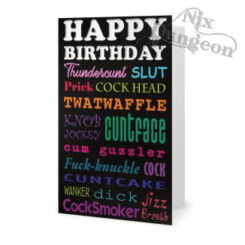 Expletives Card