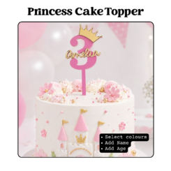 Custom Princess Cake Topper