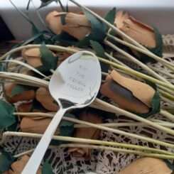 Handstamped spoon