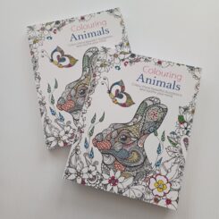 Animal colouring in book