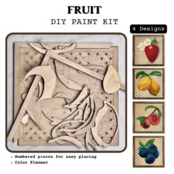 Fruit Paint by Numbers DIY Set