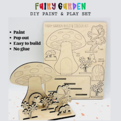Fairy Garden Paint and Build DIY Set