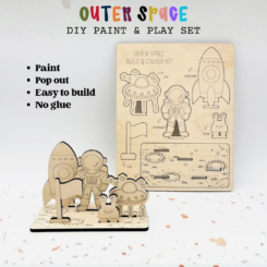 Outer Space Paint and Build DIY Set