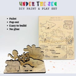 Under the Sea Paint and Build DIY Set