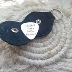 Guitar Pick Pouch Keyring