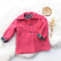 Mabel Wool Coat | Size 3 | Wildflower Pink