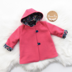 Mabel Wool Coat | Size 1 | Wildflower Pink