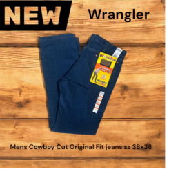 New Mens Wrangler Cowboy Cut, Original Fit Jeans