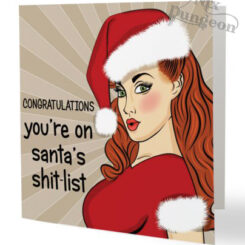 Santa's S***list Card