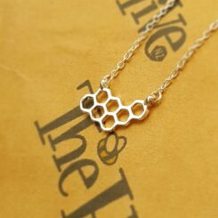 silver hexagon necklace 2026