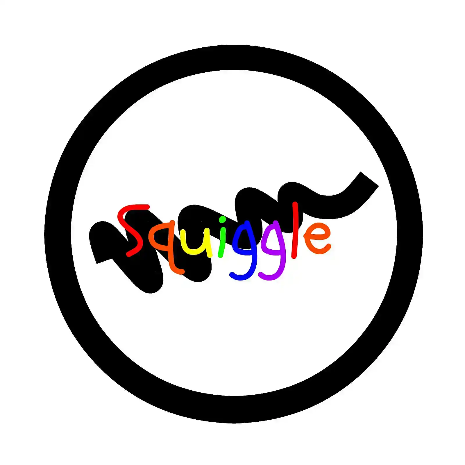 squiggle art logo