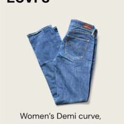 Women’s Levis Denim Curve Straight Leg w26