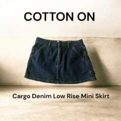 Cotton On Denim mini Skirt sz8