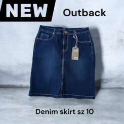 New Outback Denim Skirt sz10