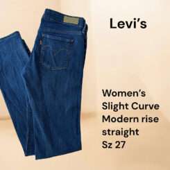 Womens Levi’s Slight Curve jeans W27