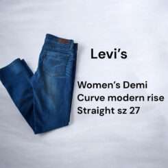 Levi's Modern Rise Straight Womens Denim Jeans W27