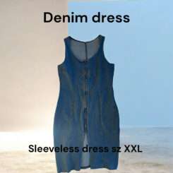 Denim dress size XXL