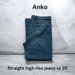 Anko Women’s High Rise Straight Jeans sz20