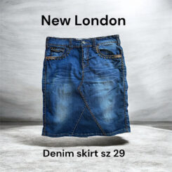 New London Denim Skirt w29
